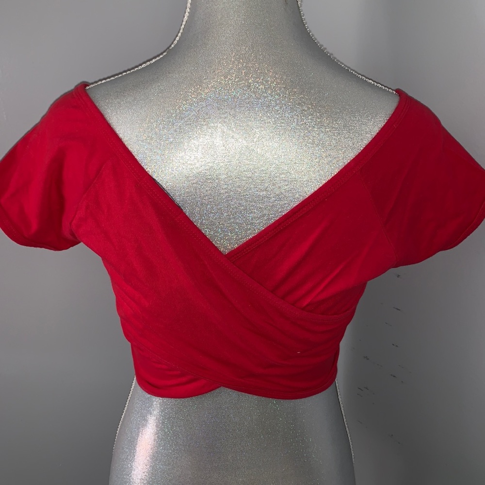 Red Crop Top